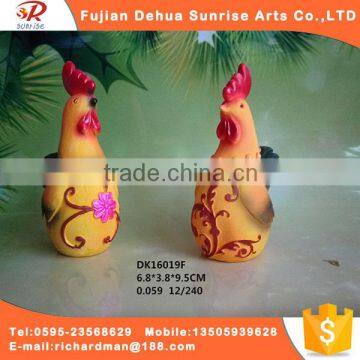 Beautiful Ceramic Handmade Cock Statue Decoration photo-2