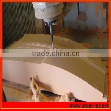 Pink Color Tooling Board Used for Tooth Model Pattern On The CNC Machine photo-5