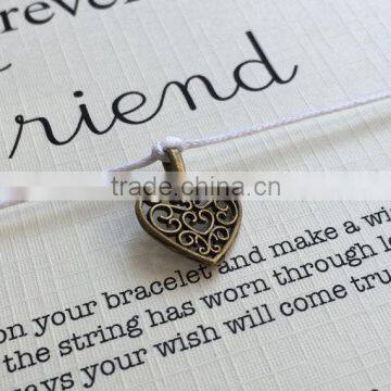 Mother Day Gift Jewelry Wish Heart Bracelet for Mom photo-2