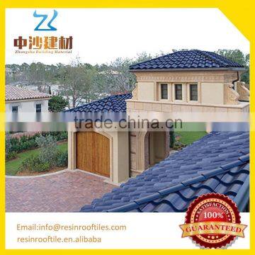 Top selling waterproof ASA synthetic resin european style roof tiles