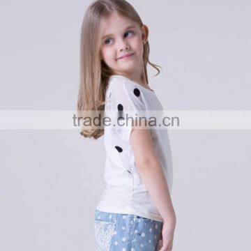 2015 Hot Sale Children Wear Lovely Pattern Cotton With Children Chiffon Dress and Kids Wholesale Tshirt With Kids Wear Manufactu Quality Choice photo-4