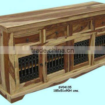 Wooden Buffet,dining Room Furniture,sheesham Wood Furniture,sideboard,mango Wood Furniture,side Cabinet photo-6