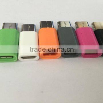 Colorful USB 3.1 Type C Male to Micro USB 5P Female Data charging Adapter