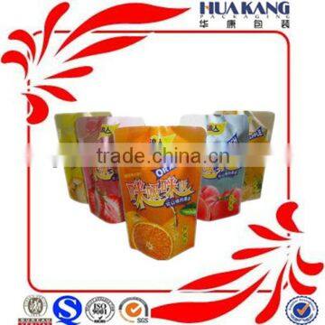 aluminum foil standing bag for packaging juice