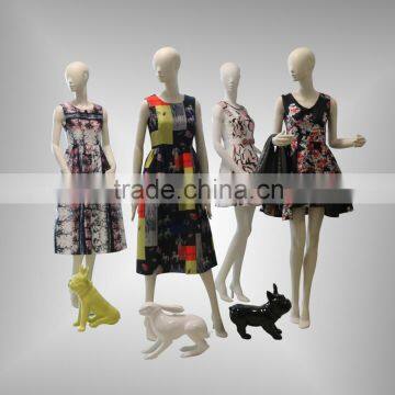 Newest design full body headless female mannequin for clothes display