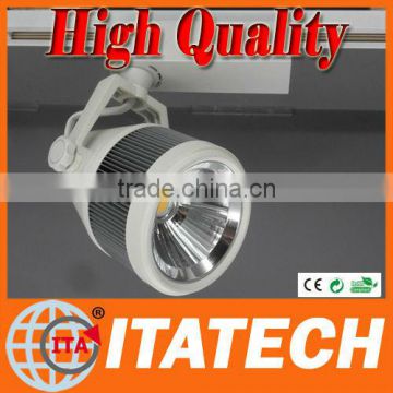 HIGH QUALITY! Metal Halide Lamp,30W 24w led cob track light,led track spot light,commercial led track lamp,black/white