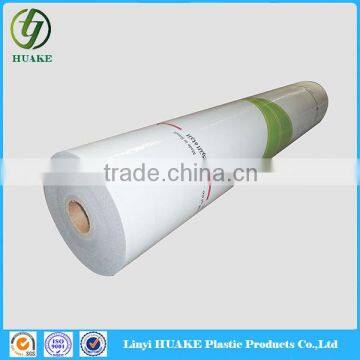 Black And White Protective Plastic Film Roll For Pvc Plate Solar Panels