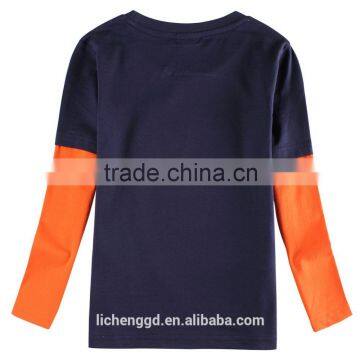 (A6501) NOVA Garment Wholesale Design Fancy Cotton Clothing Baby Boy t Shirt Whith Printed Dinosaur 3d Pattern Winter Wear photo-2