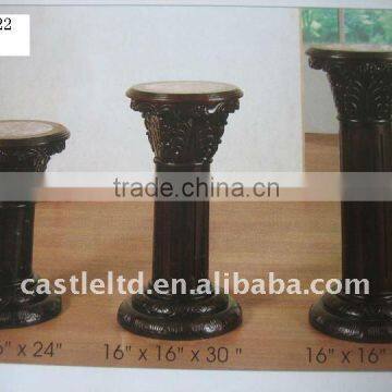 Marble Inset Plant Stand 30" Marble Inset Plant Stand 36"