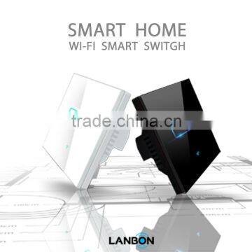 1 Gang Light Siwtch, Smart Touch Wifi Switch, LANBON Smart Home System for Home Automation