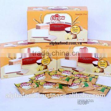 Vizipu 136g/box Egg cookies - Halal best BISCUITS