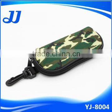 Camouflage Easy Clip Carrying Neoprene Glasses Case