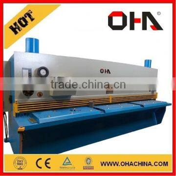 "OHA" HAS-4/8000 flying shear machine, manual shear cutting machine, shearing machine back gauge