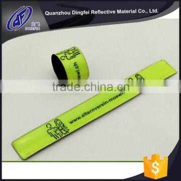 new style low cost good quality kids fashion pvc reflective slap band