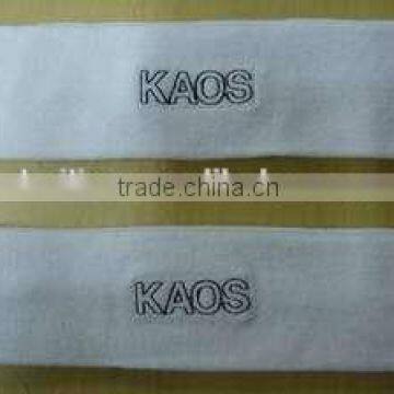 cotton stretch sports handband,embroidery handband,custom handband