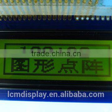 see through dot-matrix Factory 12232 COG lcd display module with fpc connector