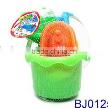 Happy kids beach toy plastic toy bucket