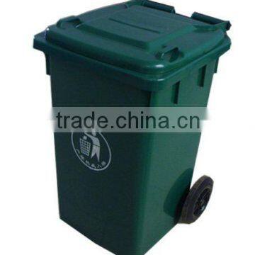 100L-HDPE garbage can with wheels