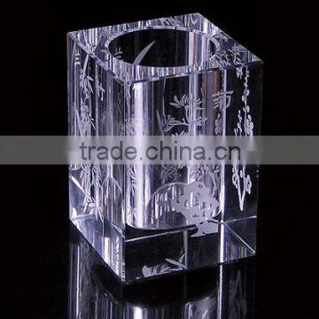 Good fortune goose crystal card/pen holder/container                        
                                                Quality Choice