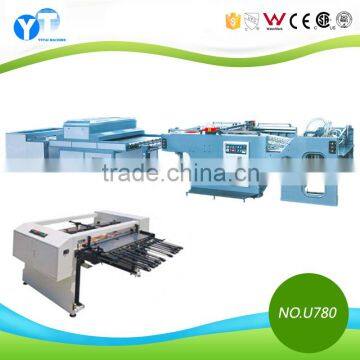 YT U780 Ceramic Decal Cylindrical Screen Printing Machine with UV Dryer