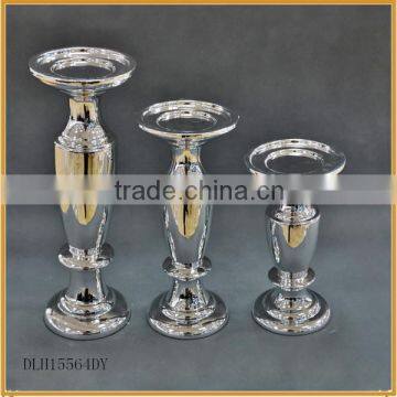 cermic candle holder supplier silver antique stand holder