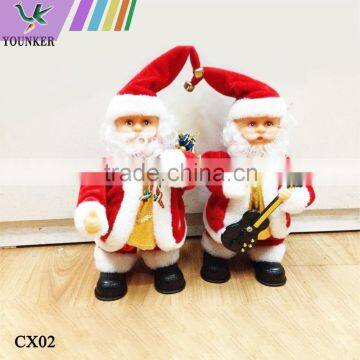 12 inch Power Singing And Dancing Christmas Cap Playing Santa Claus