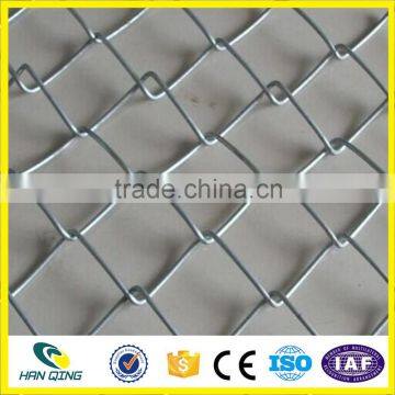 2.0mm galvanized wire with 50mmX50mm diamond hole garden fence galvanized chain link fence