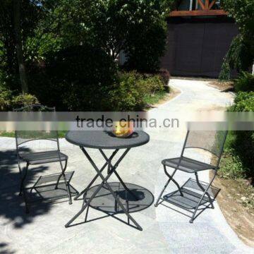 galvanized steel chair, stainless steel chair, steel table and chair