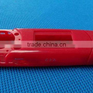 professional making red plastic injection parts