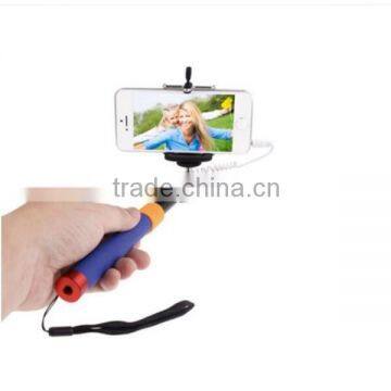 Handheld monopod Selfie Stick no need battery,no need app.no need bluetooth, cable take pole selfie stick