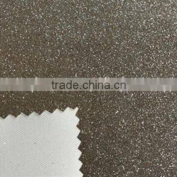 Shinny Glitter Polyurethan Synthetic PU Leather With TC Backing for Shoes Upper photo-5