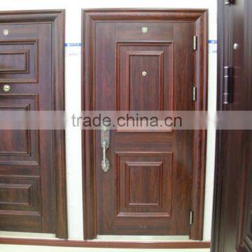 China supplier modern design durable custom interior/exterior steel wood door