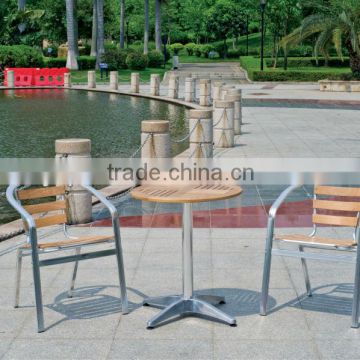 cheap aluminum wooden bar furniture sets YC050 YT08