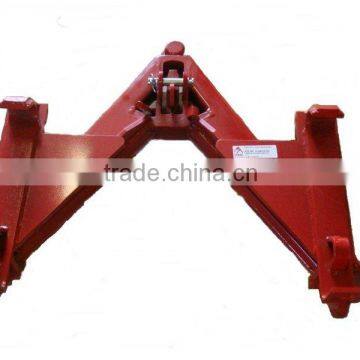 Tractor attachment-shelf bracket