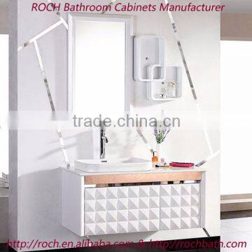 ROCH 8002 New Products European Luxury Wooden Bathroom Furniture