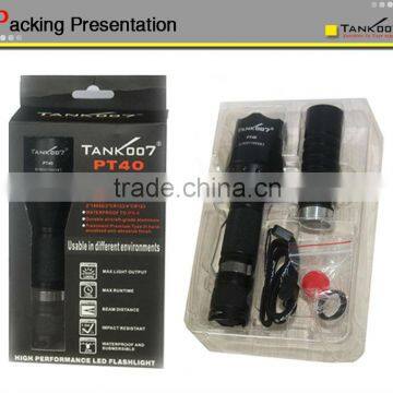 Tank007 Tactical Use 1000 Lumens Led Torch for Military Use Led Flashlight
