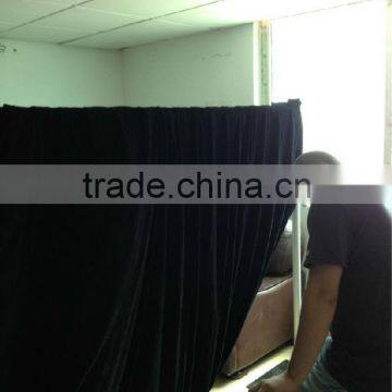 Elastic Adjustable pipe and drape for trade show curtains