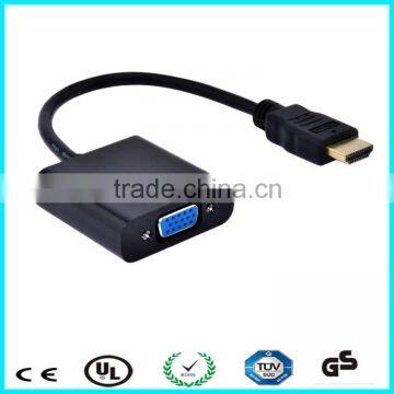 Factory Gold Plated Hdmi to Vga Converter Box for Computer photo-3