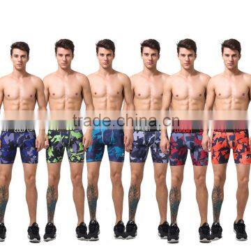 Camo Compression Running Men Shorts Quick-Dry Underwear Breathable Outdoor Sports Tights Basketball Fitness Training