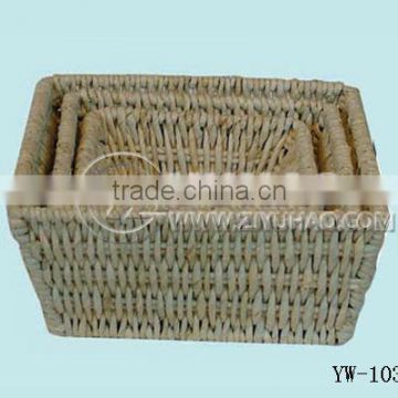 Eco-friendly Corn-husk Waste Basket