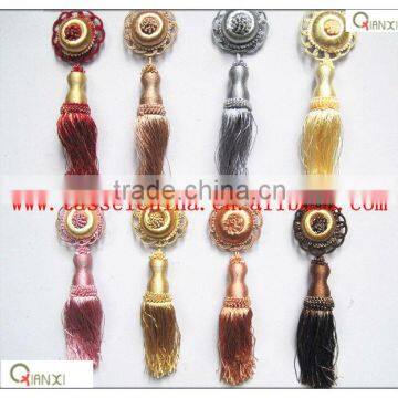 Elegent decoration curtain clip/ buckle, tieback tassel for curtain, window design