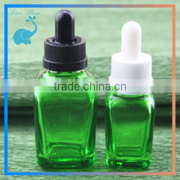 square glass bottles green glass dropper bottles with pipette caps