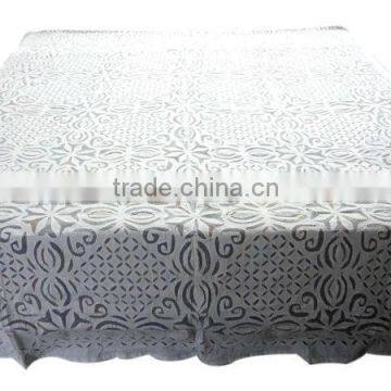 RTHBC-5 Applique Designer Cotton Cutwork Floral kantha stitching queen size bed covers manufacturers and supplier