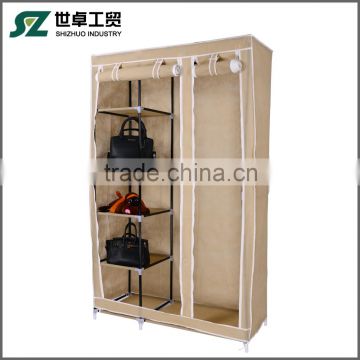 DIY portable folding non-woven fabric wardrobe