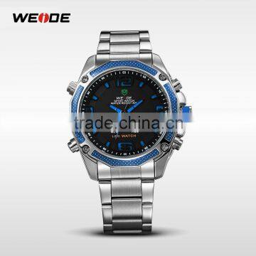 Weide watch WH2306 set digital wrist watch with solid stainless steel watch band