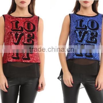 wholesale women blouses with sequins for party made in Turkey