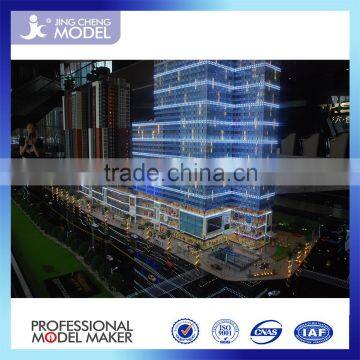 High Floor 3D office building model for architectural model