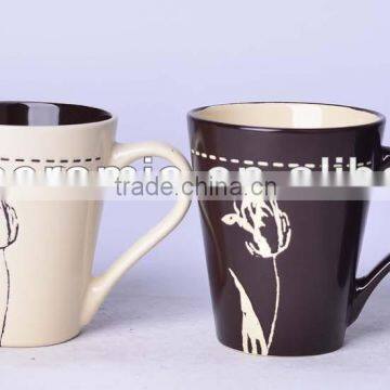 Simple Ceramic Coffee Mug Set