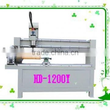 CNC wood cutting machine HD-1200 with rotary device