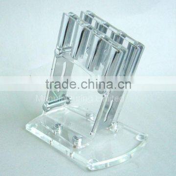 Household acrylic knife block